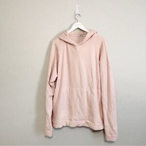 KATHARINE HAMNETT Women’s Pink Organic Cotton RICK Hoodie Made In Italy Size M